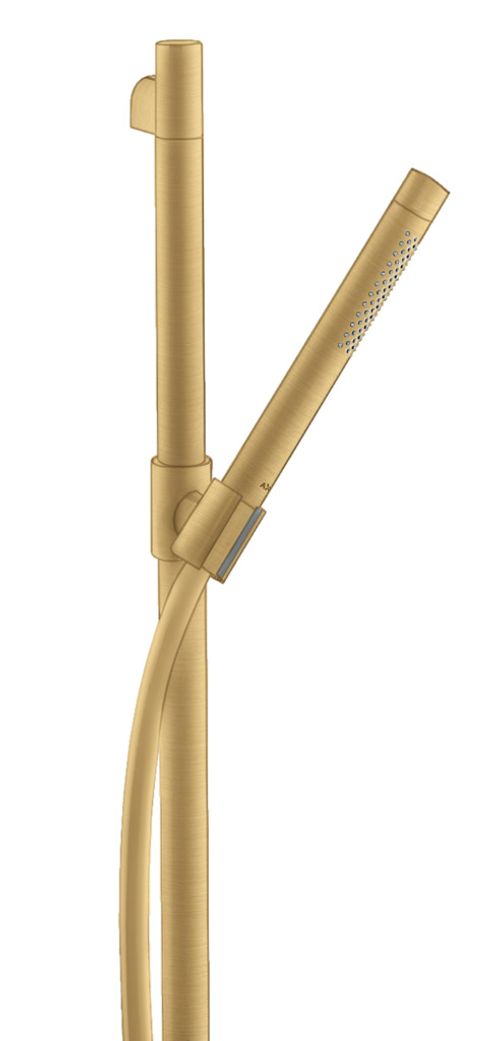 AXOR-HG-AXOR-Starck-Brauseset-0-90-m-mit-Stabhandbrause-2jet-Brushed-Gold-Optic-27980250 gallery number 1